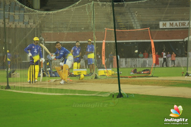 CSK Team Net Practice in Chennai