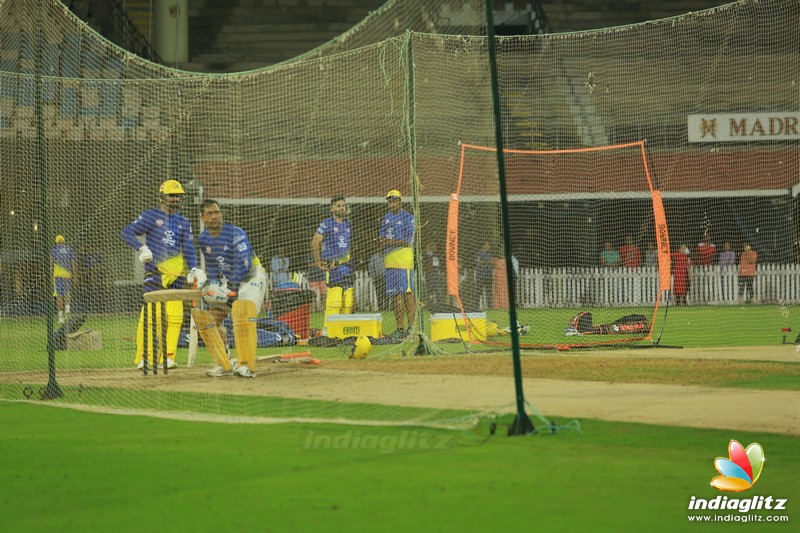 CSK Team Net Practice in Chennai