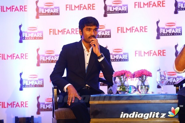 Dhanush at Filmfare Award Press Meet