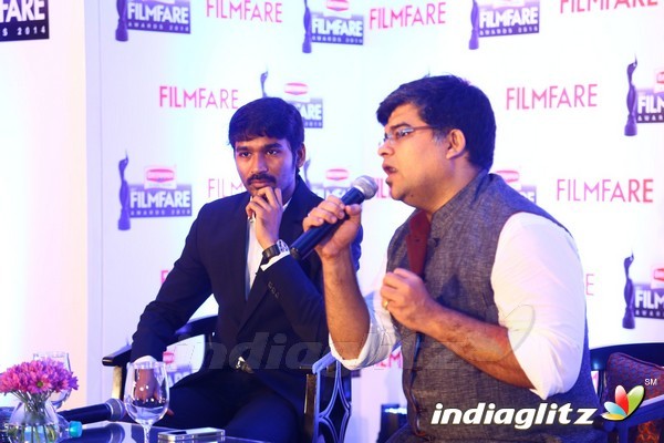 Dhanush at Filmfare Award Press Meet