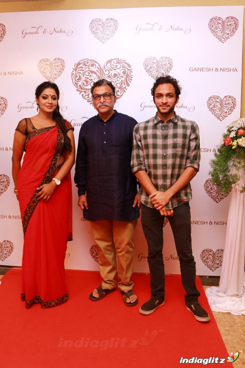 Ganesh Venkatram - Nisha Wedding Reception Stills