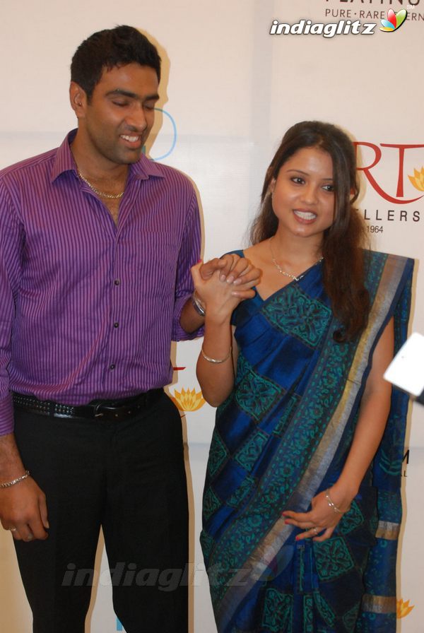 Ravichandran Ashwin @ GRT Platinum Bangles Launch