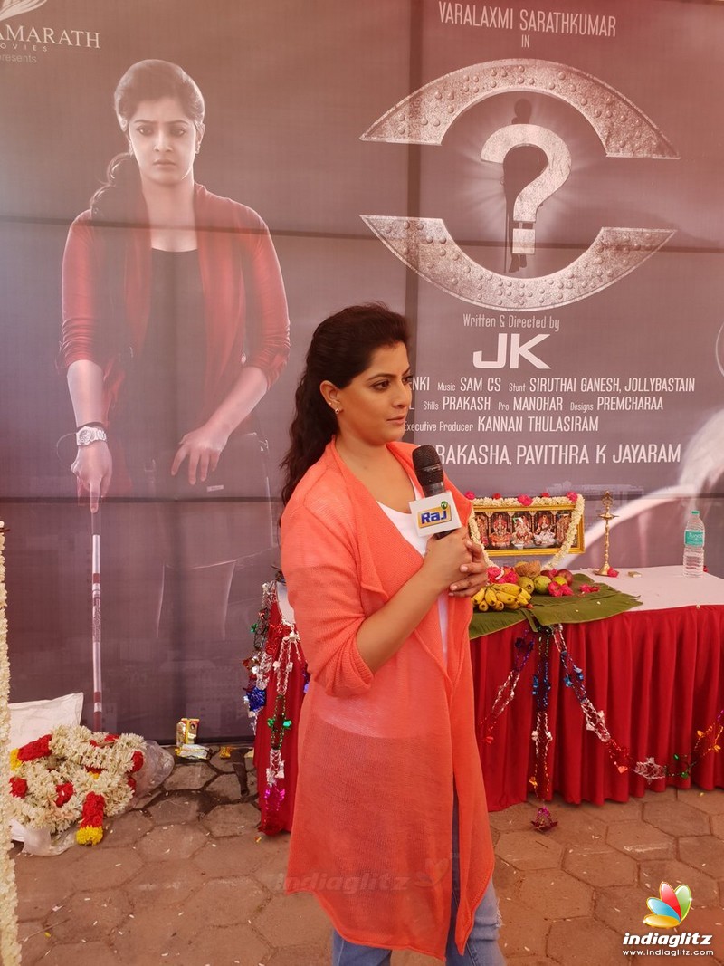 Varalaxmi's New Movie 'JK' Pooja