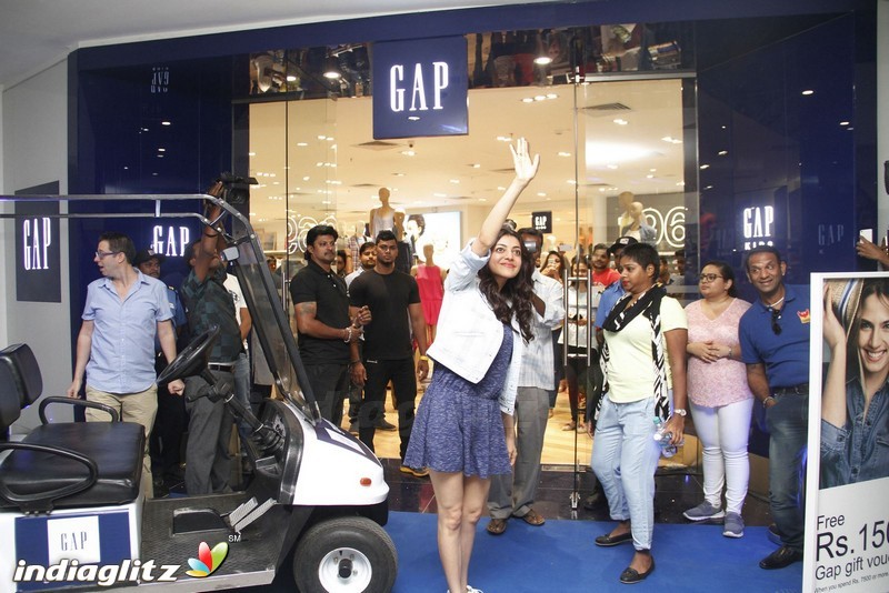Kajal Aggarwal inaugurates Gap Store at Phoenix Mall