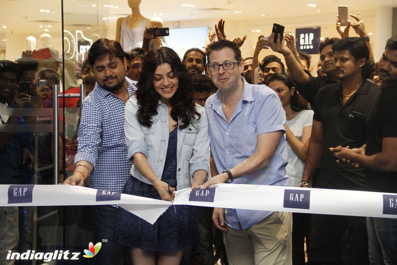 Kajal Aggarwal inaugurates Gap Store at Phoenix Mall