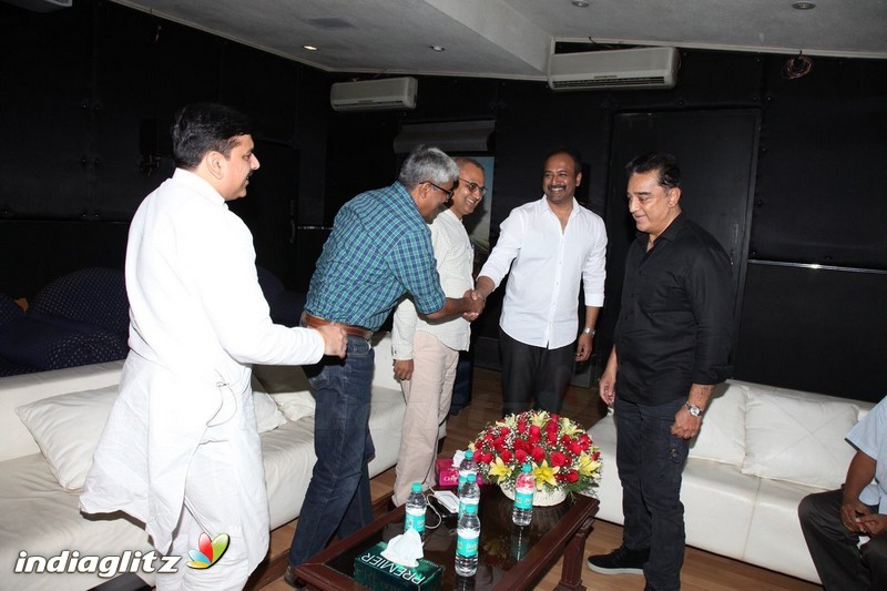 Delhi CM Arvind Kejriwal Kamal Haasan meet and discuss politics