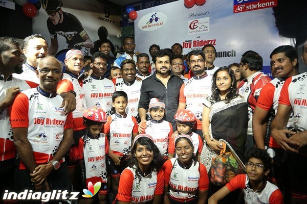 Karthi at CF Square Cycling Club Launch