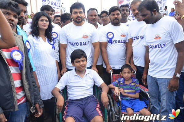 Awareness campaign about Muscular Dystrophy by Karthi