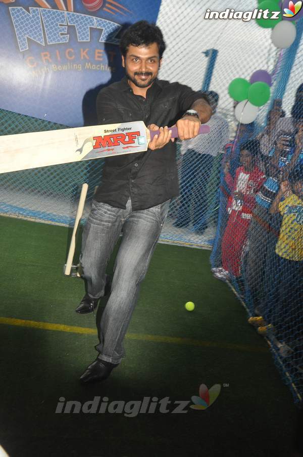 Karthi Launches Netz Cricket