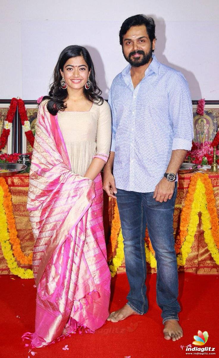 Karthi - Rashmika's New Movie Pooja