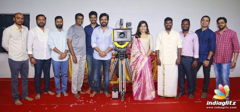 Karthi - Rashmika's New Movie Pooja