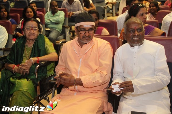 Ilaiyaraja, Siva Karthikeyan and Raghava Lawrence in Launch of House of Kamal