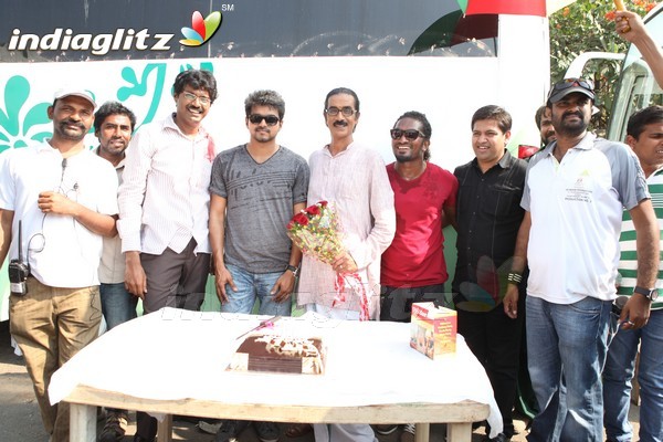 Vijay @ Manobala's Birthday Celebration