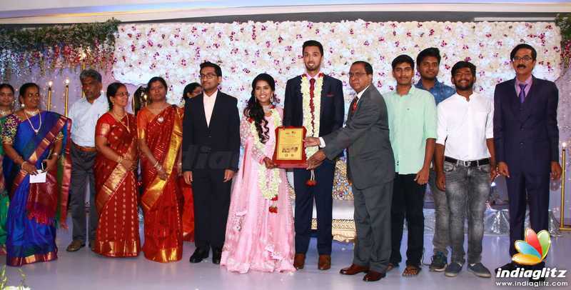 Mano Bala Son Harish - Priya Wedding Reception Stills