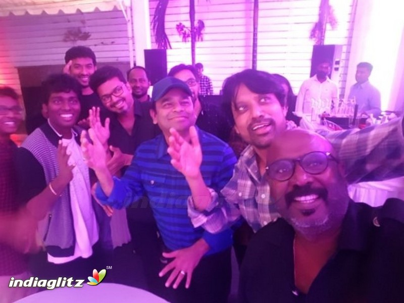 Thalapathy Vijay hosts success party for 'Mersal'