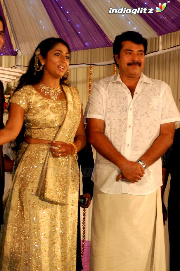 Navya Nair Wedding Reception