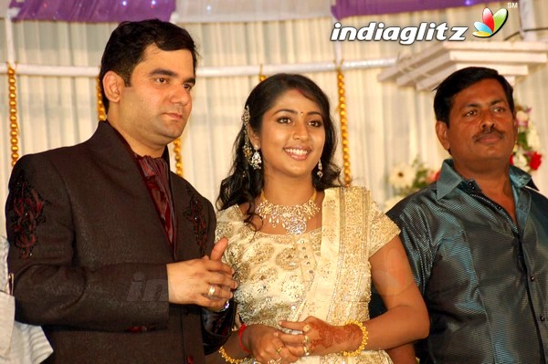 Navya Nair Wedding Reception