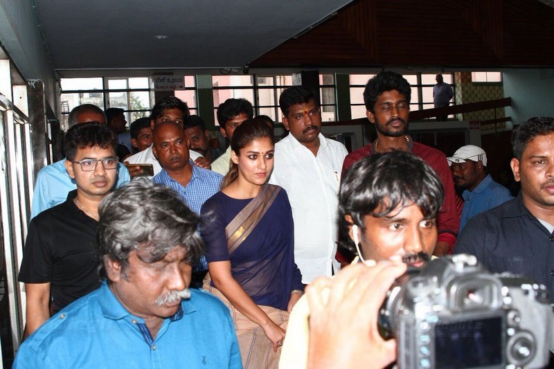 Nayanthara at Kasi theater 'Aramm' Movie Screening