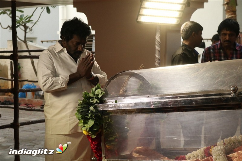Celebrities pay last respects to Panchu Arunachalam Day 2