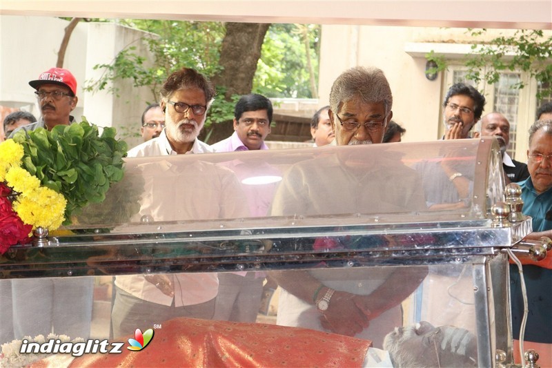 Celebrities pay last respects to Panchu Arunachalam Day 2