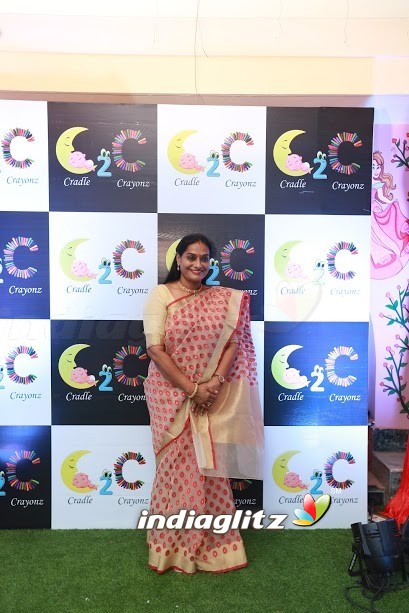 Poornima Bhagyaraj at the launch of Cradle 2 Crayonz