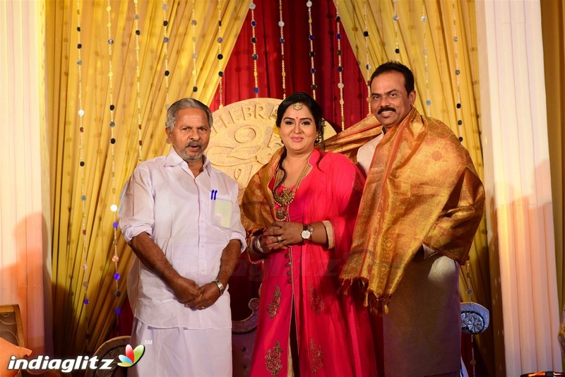 Actress Radha -  Rajasekaran Nair  25th year Wedding Anniversary