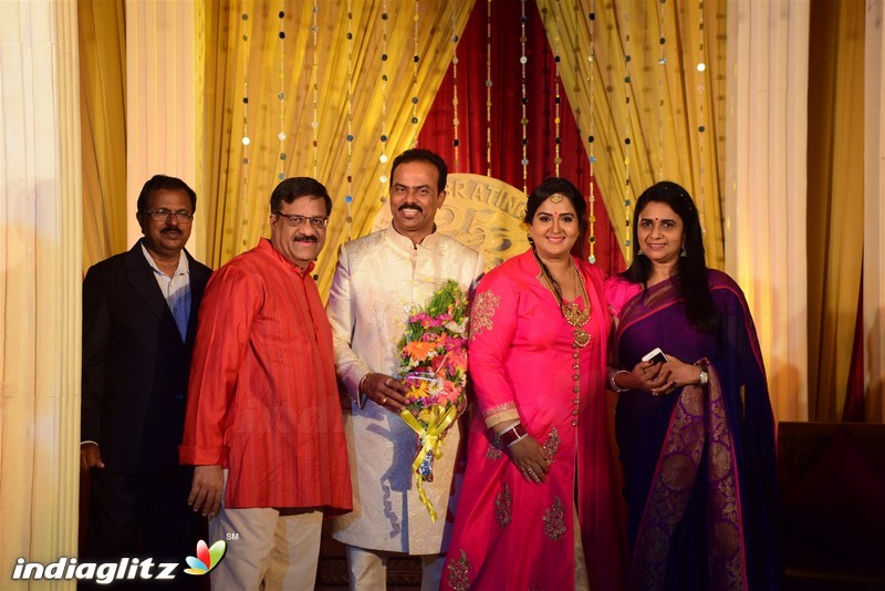 Actress Radha -  Rajasekaran Nair  25th year Wedding Anniversary