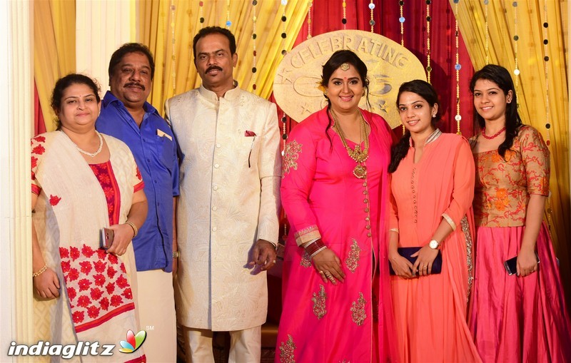 Actress Radha -  Rajasekaran Nair  25th year Wedding Anniversary