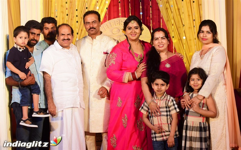 Actress Radha -  Rajasekaran Nair  25th year Wedding Anniversary