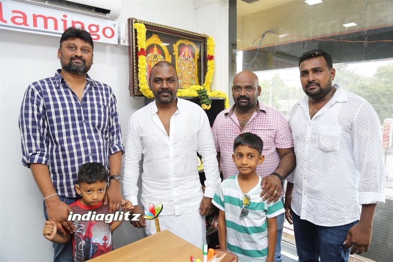 Actor Raghava Lawrence Inaugurated Flamingo Tour & Travels