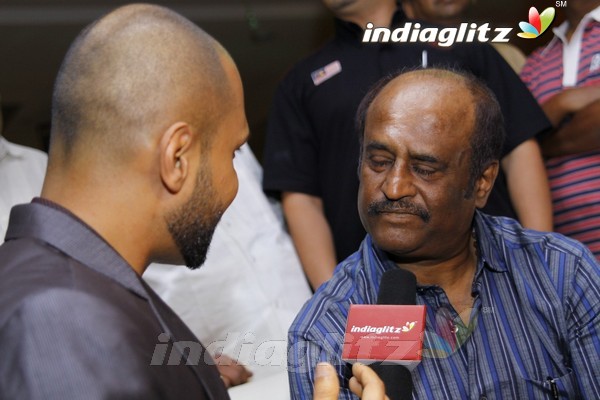 Superstar Speaks To IndiaGlitz