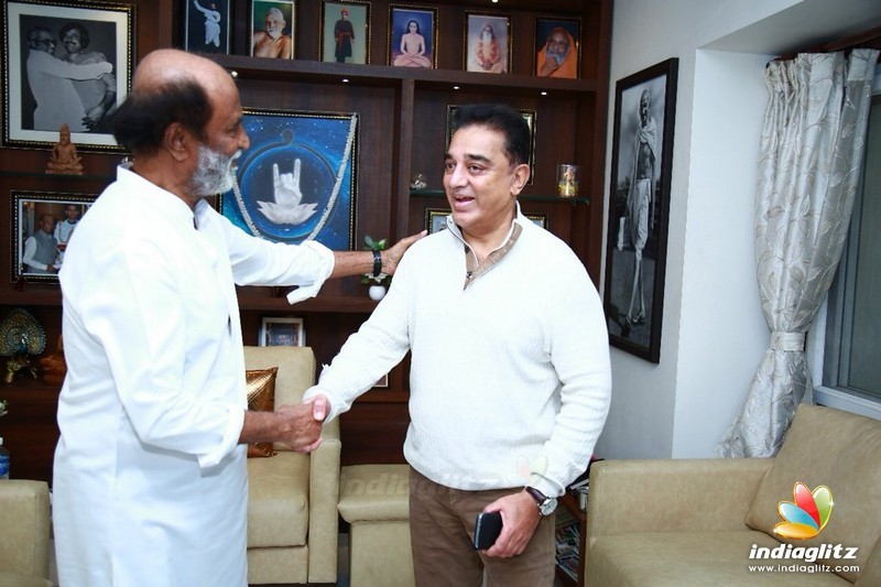 Kamal Haasan Met Rajinikanth