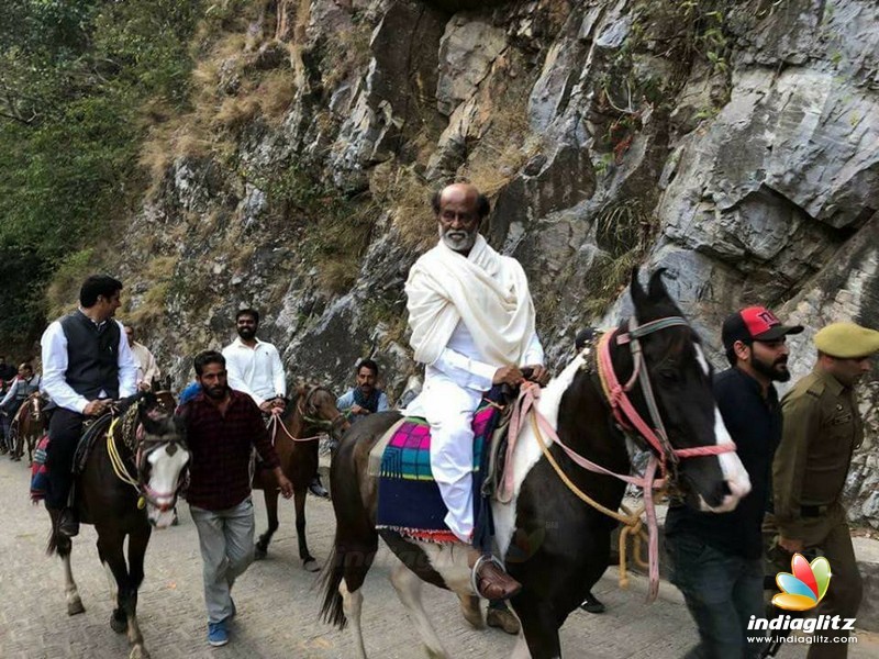 Superstar Rajinikanth at Himalayas