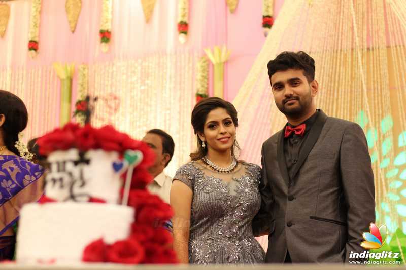 Celebs at Ramesh Kanna's Son Wedding Reception