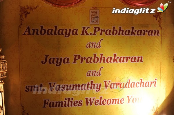 Celebs @ Anbalaya Prabhakaran Son Reception