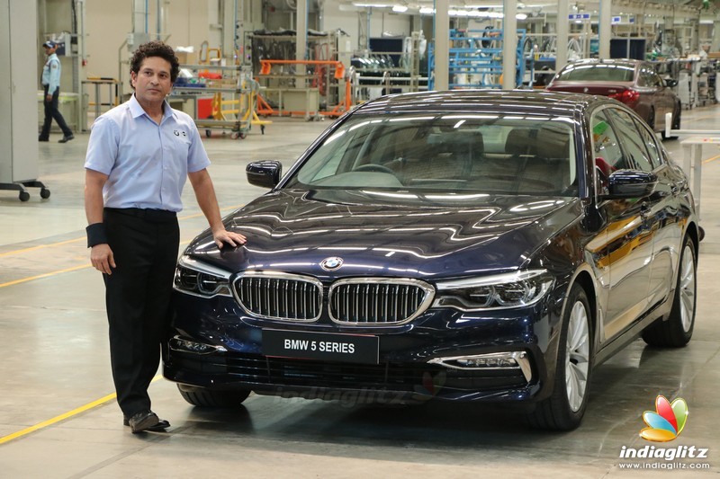 Sachin Tendulkar Launch BMW 5 Series