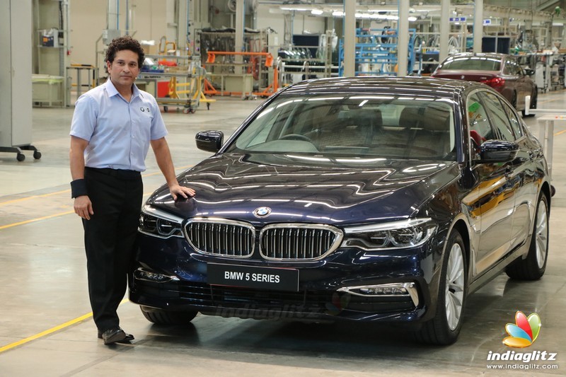 Sachin Tendulkar Launch BMW 5 Series
