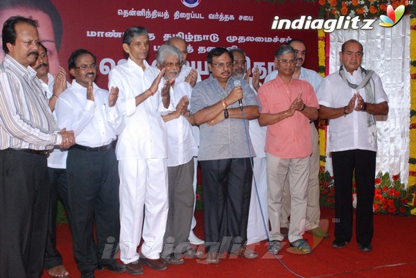 CM Lays Foundation For Cinema Centenary Complex