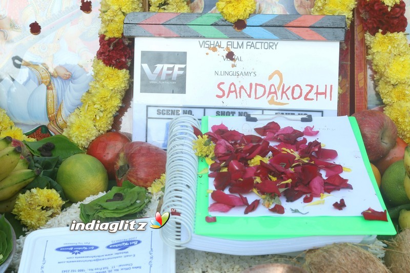 'Sandakozhi 2' Movie Pooja