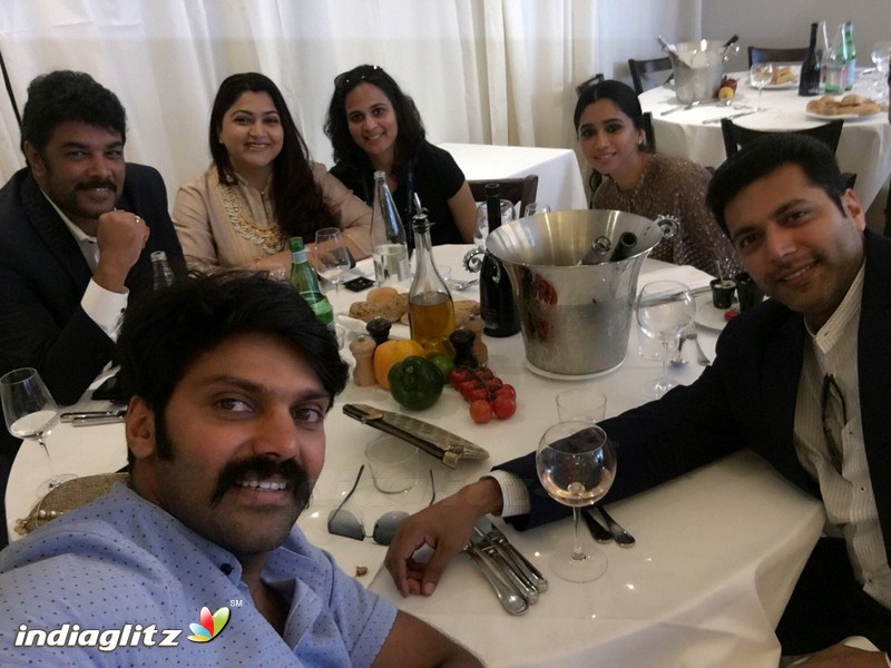 Sangamithra Team at Cannes