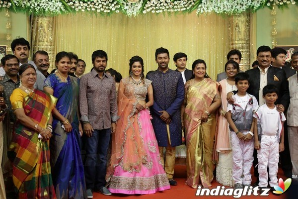 Celebs @ Shanthnu - Keerthi Wedding Reception