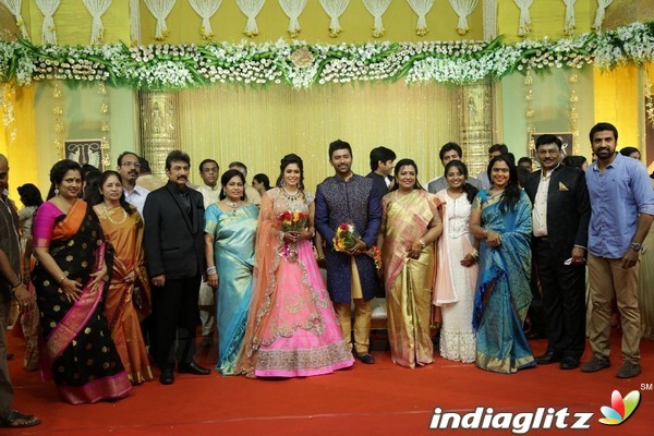 Celebs @ Shanthnu - Keerthi Wedding Reception