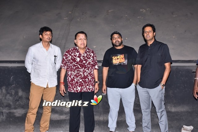 Sangili Bungili Kadhava Thorae Team at Carnival Cinemas Dindigul