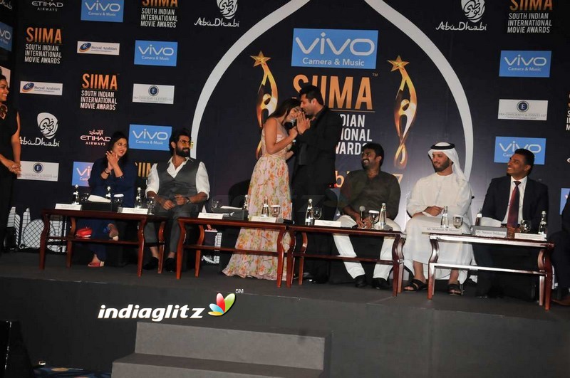 SIIMA 2017 Press Conference at Abu Dhabi