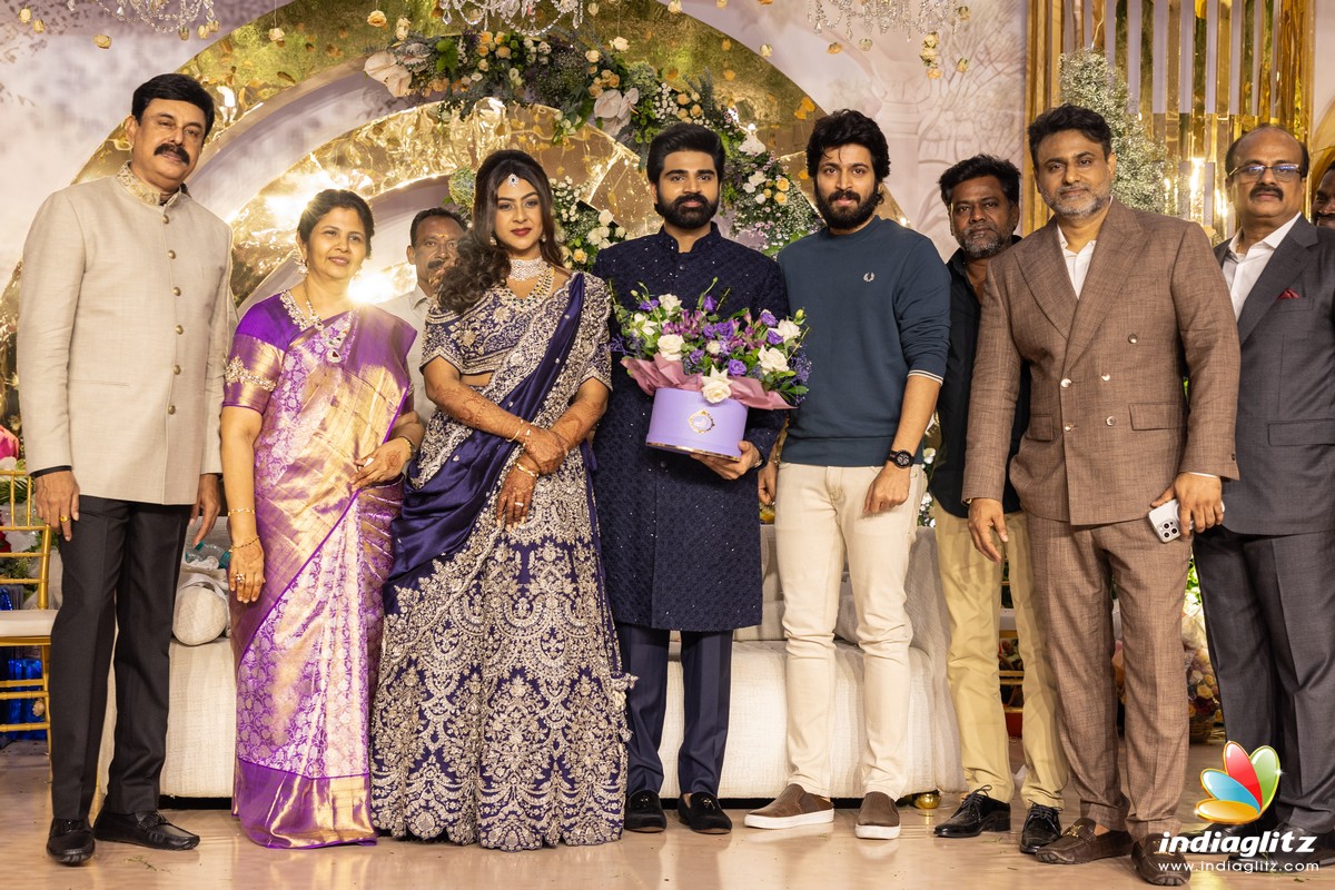 Celebrities at Sirish and Hasna Wedding Reception