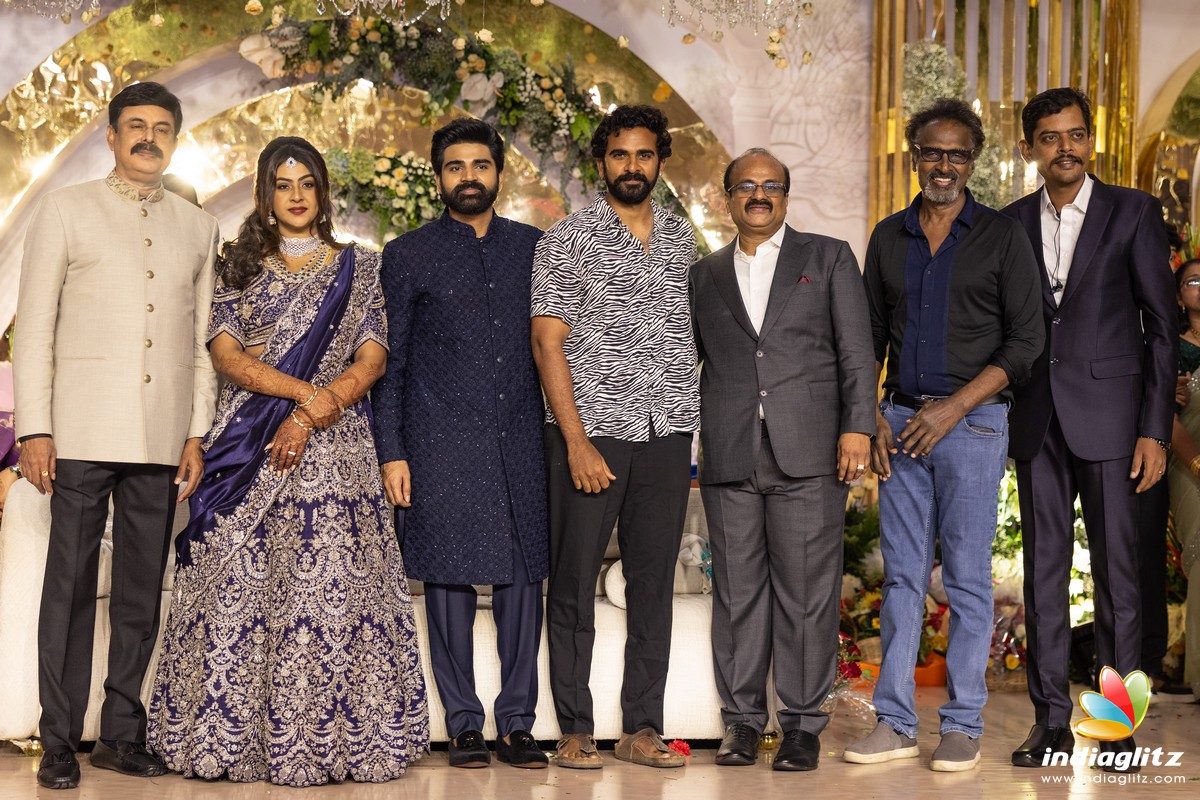 Celebrities at Sirish and Hasna Wedding Reception