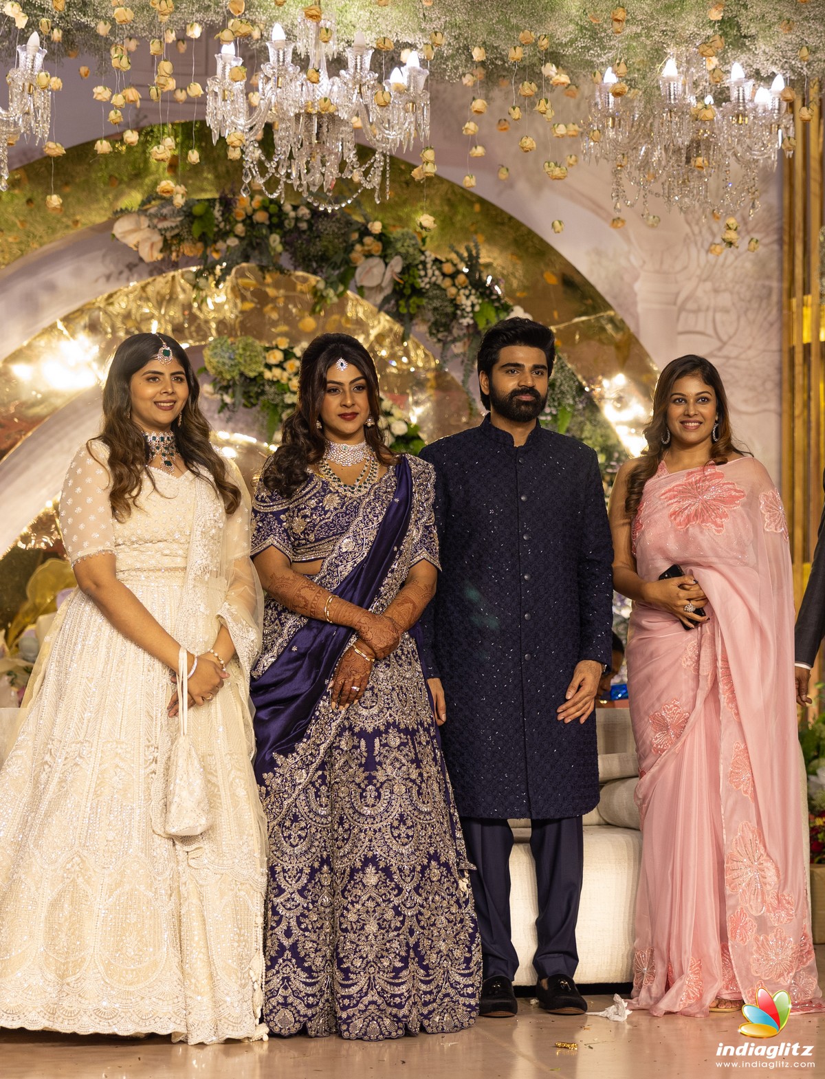 Celebrities at Sirish and Hasna Wedding Reception