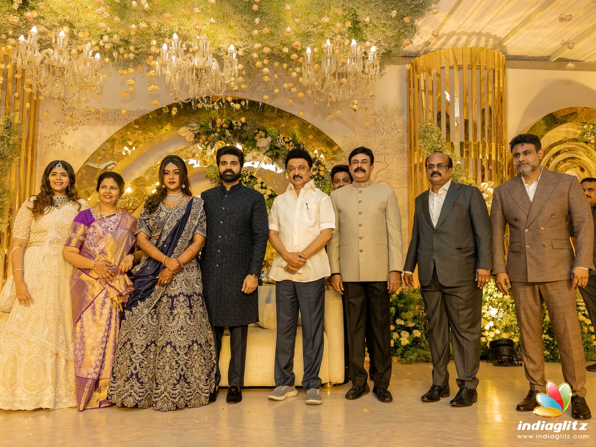 Celebrities at Sirish and Hasna Wedding Reception