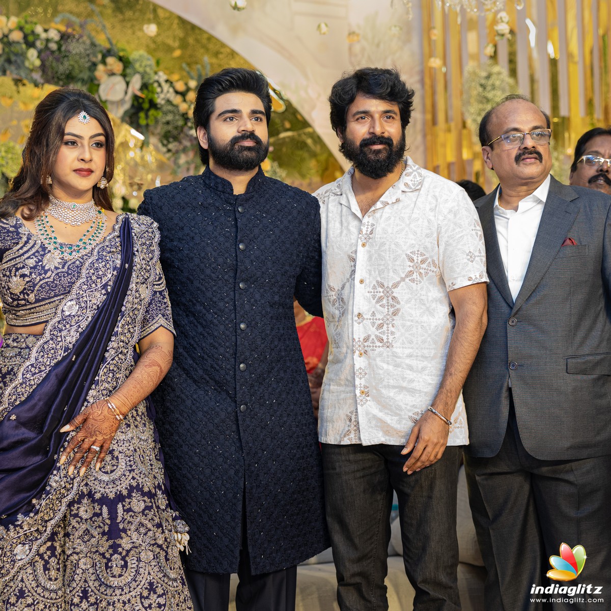 Celebrities at Sirish and Hasna Wedding Reception