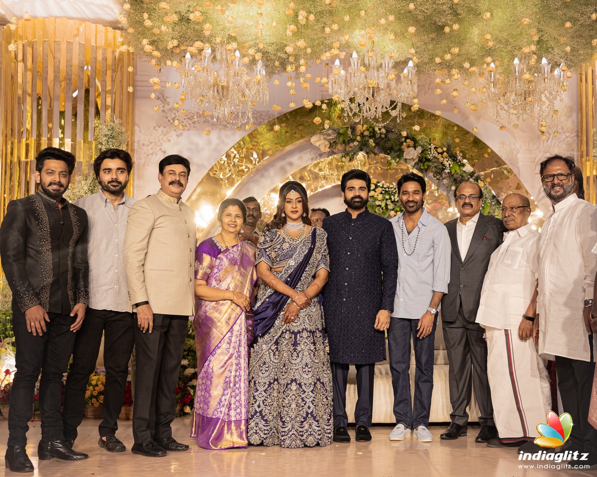 Celebrities at Sirish and Hasna Wedding Reception